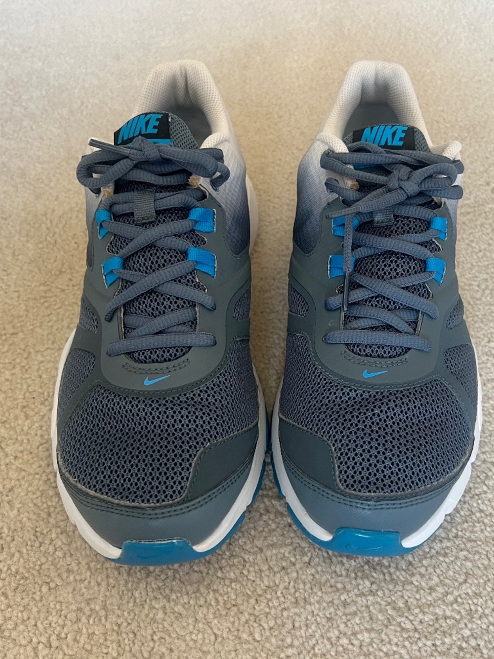 Nike Men's Running Shoes Blue Size 10 Athletic Sporty